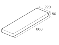 舗装用（枕木風）コンクリート製品「ボードノエル800