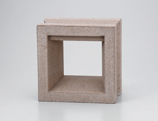 組積用コンクリートブロックオプション「ガラスブロック」カレ_beige
