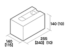 組積用コンクリートブロック「ルアートエッジ」コーナー型
