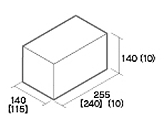 組積用コンクリートブロック「ルアートエッジ」天端コーナー型