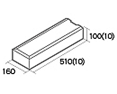 組積用コンクリートブロック「オオヤ　ファイブ」コーナー笠木