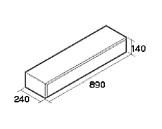 組積用コンクリートブロック「オオヤ　ナイン」洋門笠